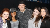 Gabby Douglas, McKayla Maroney and Aly Raisman at ‘Bring It On’ — Courtney Corbeille — Gabby Douglas — Dahlston Delgado — McKayla Maroney — Aly Raisman