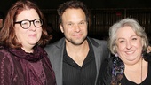 Theresa Rebeck, Norbert Leo Butz and Jayne Houdyshell pose for a family shot!