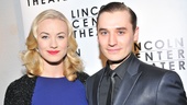 It's party time! In Golden Boy Yvonne Strahovski’s Lorna Moon and Seth Numrich's Joe Bonaparte fall in love. With all those dreamy baby blues, who could blame them?  