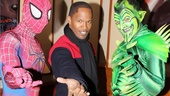 Jamie Foxx at 'Spider-Man' - Reeve Carney - Jamie Foxx - Robert Cuccioli