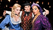 Leading ladies Betsy Wolfe, Stephanie J. Block and Jessie Mueller are back in their normal Drood costumes—but they didn’t lose that hip-hop attitude.