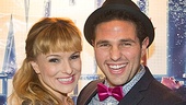 Flashdance cuties Kelly Felthous and David Gordon are thrilled to celebrate the opening of their new musical, in which they play an onstage couple. Can you tell they've got chemistry?