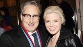 Casting guru Bernard Telsey and Smash star Megan Hilty share in the opening night excitement. 
