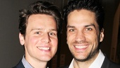 Stage and screen favorite Jonathan Groff shows some brotherly love to fellow Tony nominee Will Swenson.