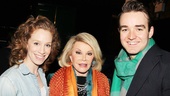 Joan Rivers at ‘Forbidden Broadway’ — Lindsay Nicole Chambers — Joan Rivers — Charles Osbourne