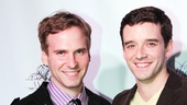 How to Succeed vet Michael Urie (r.) snaps a photo with his longtime boyfriend Ryan Spahn.