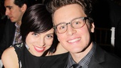 Spring Awakening vets Krysta Rodriguez and Jonathan Groff reconnect at the gala. 