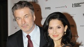 Orphans star Alec Baldwin (with wife Hilaria Thomas) appeared in Roundabout’s Twentieth Century in 2004.