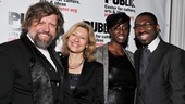 Public Theater Openings — Oskar Eustis — Laurie Eustis — Kwame Kwei-Armah