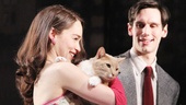 Emilia Clarke and Cory Michael Smith welcome kitty companion Vito Vincent to the stage for his bow!