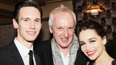 Director Sean Mathias gets between his leading duo Cory Michael Smith and Emilia Clarke.