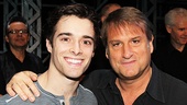 Newsies’ leading man Corey Cott and director Jeff Calhoun send a big hello to the fansies.
