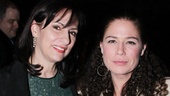 Alice McAlary (wife of the late Mike McAlary) looks lovely alongside the Emmy nominee who plays her, Maura Tierney.