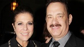 What a night! Hollywood power couple Rita Wilson and Tom Hanks take a breather amid the festivities.