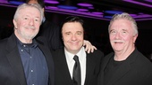 Nathan Lane is surrounded by his supportive brothers, Robert and Daniel, on opening night.