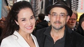 Master Class star Alexandra Silber is ready for a night at the theater with Glengarry Glen Ross standout Richard Schiff.