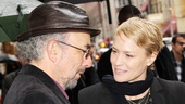 Richard Schiff returns to the Schoenfeld Theatre, where he starred in Glengarry Glen Ross, and catches up with actress Robin Wright.  