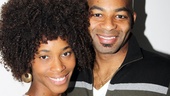 Motown: The Musical’s leading duo Valisia LeKae and Brandon Victor Dixon step into the recording studio for a day of music!