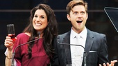 Stephanie J. Block and Aaron Tveit kick off their presenting banter with the proposition of a new BACA-centric drinking game! First, the rules: “Drink whenever anyone thanks Mom or the Weisslers!”