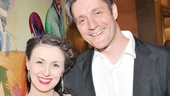 Jennifer Grace and Gareth Saxe, who are making their LCT debuts, come together for an opening night photo. 