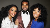 Brandy congratulates Valisia LeKae and Brandon Victor Dixon on their stunning show.