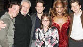 Celebs at Kinky Boots — Christian Borle — Harvey Fierstein — Matt Morrison — Patti LuPone — Billy Porter — Stark Sands