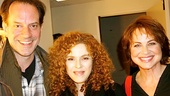 “I’ve met Bernadette Peters [with cast members Danny Mastrogiorgio and Deirdre Lovejoy] before, and she is one of my favorites. She’s so sweet. I said to her, ‘When are we gonna see you on Broadway again?’”
