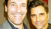 “I became a huge fan of Jon Hamm’s when I got the DVD collection of Mad Men. I was so locked in, I couldn’t even move. So to get the two of these leading men together was very, very cool.”