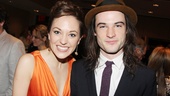 Cinderella’s perfect princess Laura Osnes cozies up next to Orphans breakout star Tom Sturridge.