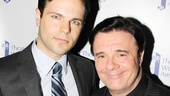 Nathan Lane is on hand to support his The Nance co-star Jonny Orsini, who won the Dorothy Loudon Award for Excellence in the Theatre.