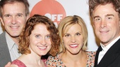 Closer Than Ever alums George Dvorsky, Christiane Noll, Jenn Colella and Sal Viviano reunite to accept the prize for Best Musical Revival.