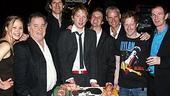 Inishmore Broadway Opening - cast with cake