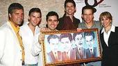 Photo Op - Jersey Boys Portrait Unveiling -  Bruce Dimpflmaier - Daniel Reichard - John Lloyd Young - J. Robert Spencer - Christian Hoff - Valerie Smaldone