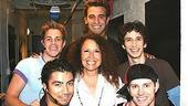Photo Op - Manchester Guarini at Altar Boyz - Melissa Manchester - Shaun Taylor-Corbett - Zach Hanna - Jason Celaya - Dennis Moench - Andrew C. Call