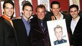 Photo Op - Des McAnuff at Sardis - J. Robert Spencer - Daniel Reichard - Des McAnuff - Christian Hoff - John Lloyd Young