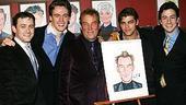 Photo Op - Des McAnuff at Sardis - Michael Ingersoll - Erich Bergen - Des McAnuff - Deven May - Christopher Kale Jones