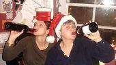 Photo Op - Holidays at Hairspray - Marisha Ploski - Lois Griffing - drinking