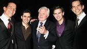 Photo Op - Ted Kennedy at Jersey Boys - Christian Hoff - John Lloyd Young - Ted Kennedy - Daniel Reichard - J. Robert Spencer - 2