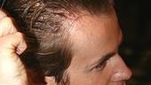 Photo Op - Ashley Parker Angel goes into Hairspray - combing hair