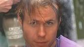 Photo Op - Ashley Parker Angel goes into Hairspray - blowdry 1