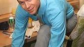 Photo Op - Ashley Parker Angel goes into Hairspray - getting dressed 2