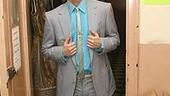 Photo Op - Ashley Parker Angel goes into Hairspray - dressed, leaving dressing room