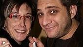 Photo Op - Avenue Q plays 1,500 performance - (with cake) - Robyn Goodman - Jeff Marx