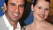 Photo Op - Spamalot opens in Las Vegas - Dr. Reza Jarahy (husband) - Geena Davis