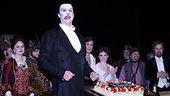 Photo Op - Phantom 8,000th Performance - cc - Howard McGillin (with cake)