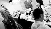 Backstage 39 Steps – John Behlmann – Cameron Folmar – Jamie Jackson