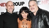 Director Scott Elliott and playwright Tommy Nohilly flank one of Blood's charismatic stars, Daphne Rubin-Vega. 