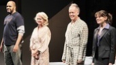 Victor Williams, Michele Pawk, Reed Birney and Celia Keenan-Bolger take a bow on opening night of A Small Fire. 
