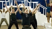 Aaron Tveit and the cast of Catch Me If You Can present the show’s opening number, “Live in Living Color.” 