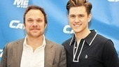 Who can resist these two Broadway darlings? Catch Me stars Norbert Leo Butz and Aaron Tveit beam at their sneak peek.